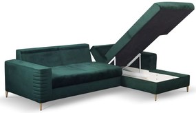 Γωνιακός καναπές Consuegra-Prasino