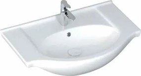 Drop Alfa 75 Slim White Gloss 75x51 - Σετ Έπιπλο Μπάνιου