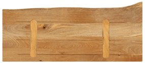 vidaXL Επιφάνεια Τραπεζιού 70x20x3,8 εκ. Live Edge Μασίφ Ξύλο Μάνγκο