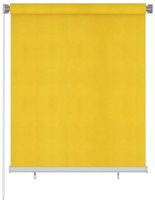 Στόρι Σκίασης Ρόλερ Εξωτερικού Χώρου Κίτρινο 120 x 140 εκ. HDPE