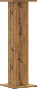 vidaXL Βάσεις Φυτών 2 τεμ. Αρτισιανή Δρυς 30x30x95 εκ. Επεξ. Ξύλο