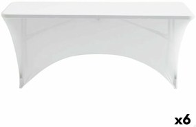 Προστατευτική Θήκη Aktive Λευκό 183 x 76 x 76 cm Τραπέζι Aξεσουάρ Oχημάτων Δρόμο (x6)