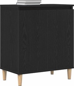 vidaXL Πλαϊνό γραφείο Μαύρο 60 x 35 x 70 cm Επεξεργασμένο ξύλο