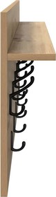 vidaXL Τοίχου Κρεμάστρα Artisan Oak 100 x 40 x 12 εκ