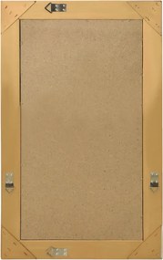 vidaXL Καθρέφτης Τοίχου με Μπαρόκ Στιλ Χρυσός 50 x 80 εκ.