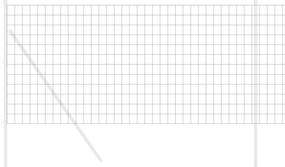 vidaXL Ευρωπαϊκός Φράχτης Γκρι 1.2 x 25 μ Σίδηρος