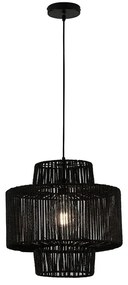 Φωτιστικό Οροφής Kenya 4231700 D400 Black Viokef Rope, Metal