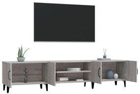 vidaXL Έπιπλο Τηλεόρασης Γκρι Sonoma 180x31,5x40 εκ. από Επεξεργ. Ξύλο