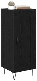 vidaXL Πλαϊνό γραφείο Μαύρη Οξυά 34,5 x 34 x 90 εκ.