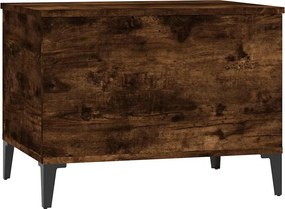 vidaXL Τραπεζάκι Σαλονιού Καπνιστή Δρυς 60x44,5x45 εκ. Επεξ. Ξύλο