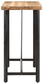 vidaXL Τραπέζι Μπαρ 110x55x107 εκ. από Μασίφ Ξύλο Μάνγκο & Σίδηρο