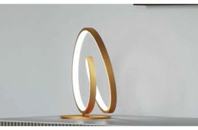 Φωτιστικό Επιτραπέζιο Lieve LED-LIEVE-L-ORO 15W Led Φ18cm 31,6cm Gold Luce Ambiente Design Αλουμίνιο