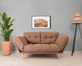 3-Seat Sofa-Bed Nina Daybed - Light Brown GR102 Light Brown