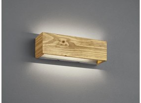 Απλίκα Φωτιστικό Τοίχου LED 13,5W Φυσικό Ξύλο Dimmable Brad 223790130 Trio Lighting-223790130-Σκ. καφέ 223790130