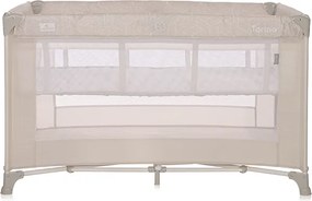 BABY COT TORINO 2 LAYERS FOG STRIPED ELEMENTS
