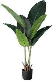 Τεχνητό Φυτό Strelitzia 20025 Φ80x120cm Green-Brown Globostar Πολυαιθυλένιο,Ύφασμα