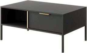 Lh-homefurniture Τραπεζάκι Lars Ανθρακί 97x45x60cm L_LARS_40