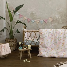 Κουβερλί Βρεφικό Happy Monkey Somon Nima 100x140cm 100% Cotton