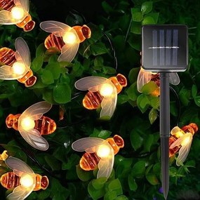 LED ηλιακά φωτάκια εξωτερικού χώρου με μέλισσες