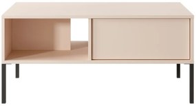 Τραπεζάκι Σαλονιού Dast Μπεζ 97x44x60cm