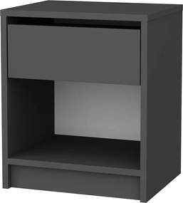 Κομοδίνο Ανθρακί SHERIDAN 44,6x52,8x35,9