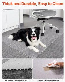 VEVOR Chair Mat 36 x 48-inch Office Chair Mat for Carpeted Floors Rectangular