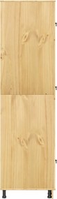 vidaXL Ντουλαπιού (Cabinet) SKI Μέλι Καφέ 66 x 58 x 207 εκ