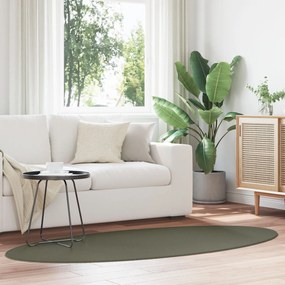 vidaXL Χαλιά Δάσος Πράσινο Πολυεστέρας 120 x 170 cm Χαλιά χώρου Ωοειδή