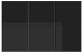 vidaXL Σέτ φαγητού για κήπο 7 pcs Μαύρο Ατσάλι