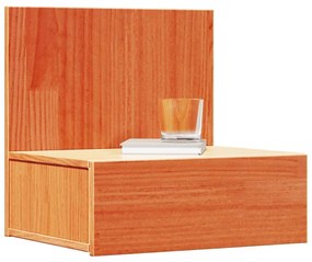 vidaXL Κομοδίνο 2 pcs Καφέ κεριού 42 x 32.5 x 40 εκ Μασίφ ξύλο πεύκου