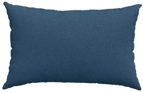 vidaXL Μαξιλάρι Καναπέ 2 pcs Μπλε 60 x 40 cm ύφασμα