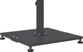 vidaXL Βάση ομπρέλας Σκούρο Γκρι 45 x 45 x 31 εκ.