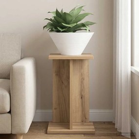 vidaXL Βάση φυτών Artisan Δρυς 25 x 25,5 x 40,5 εκ. Επεξεργασμένο Ξύλο
