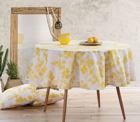 Τραπεζομάντηλο Στρογγυλό Santika Yellow d.180cm - Nef-Nef Homeware