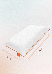 Stewehome Μαξιλάρια με Υποστήριξη Αυχένα 2 Τεμάχια Λευκά 65x45 cm