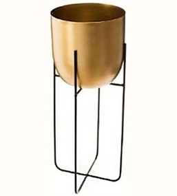 Κασπώ Σε Βάση 07.164295A 17x17x42,5cm Black-Gold Metal
