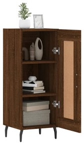 vidaXL Ντουλάπι Καφέ Δρυς 34,5 x 34 x 90 εκ. Επεξεργασμένο Ξύλο