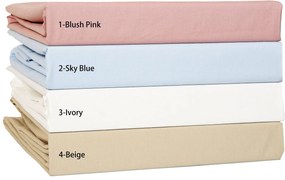 Σεντόνι Λίκνου 80x100 Prestige Baby 2 Sky Blue Anna Riska