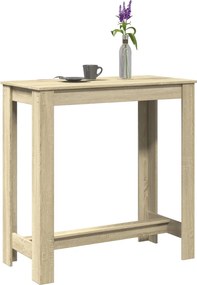vidaXL Τραπέζι Μπαρ Sonoma Δρυς 102x50x103,5εκ. Επεξεργ. Ξύλο