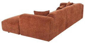 Γωνιακός Καναπές BRICKEN C3275.03R Δεξιά γωνία Κεραμιδί Ύφασμα 282x160x72Υεκ. 282x160x72 εκ.