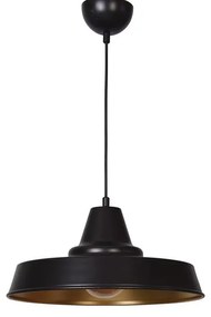 Ceiling Light 0017 Fylliana Black - Gold 42 cm 42x42x0 εκ.