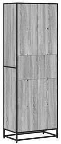 Βιβλιοθήκη Γκρι Sonoma 60x35x170,5 cm Ξύλινη κατασκευή - Γκρι