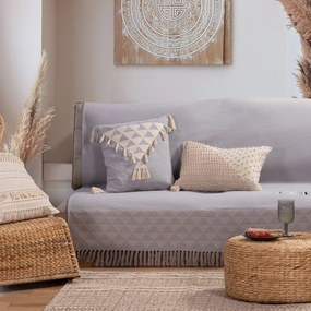 Ριχτάρι Finley Grey Nef-Nef Three-Seater 180x300cm 100% Cotton