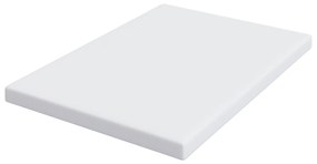 vidaXL Στρώματα Λευκό 140 x 200 cm 100% ύφασμα πολυεστέρα με τζακάρ