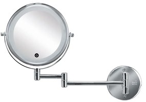 Καθρέφτης Τοίχου Lumi 8487 Silver Kleine Wolke Metal, Glass