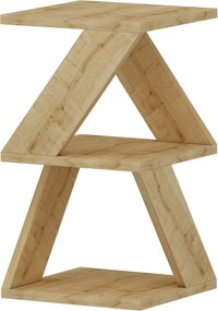 Βοηθητικό Τραπέζι Δρυς Ζαφείρι ALBENI 30x30x50