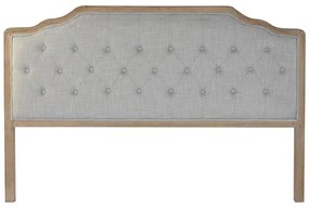 Κεφαλάρι κρεβατιού DKD Home Decor Ανοιχτό Γκρι Eik 180 x 10 x 120 cm