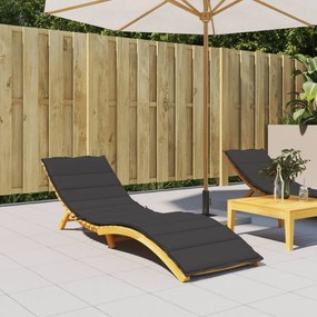 vidaXL Μαξιλάρια ξαπλώστρας Ύφασμα Oxford (100% πολυεστέρας) Μαύρο