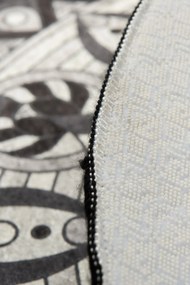 Bathmat Mandal Djt - Black Multicolor