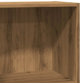 vidaXL Βιβλιοθήκη Αρτισιανή Δρυς 60x30x77 εκ. από Επεξεργασμένο Ξύλο